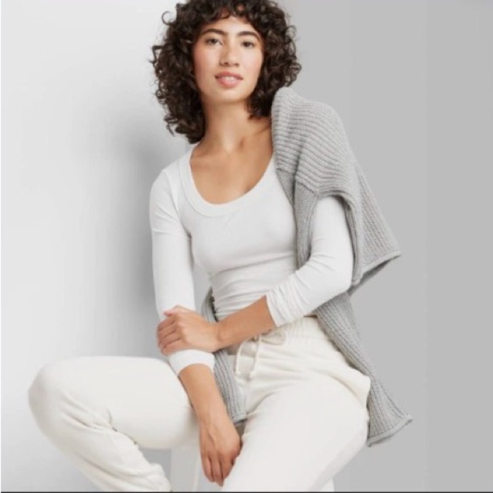 Wild Fable long sleeve ribbed top